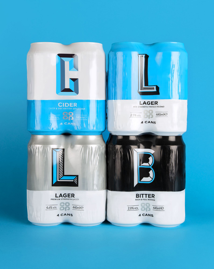 酒精飲料系列品牌vi設(shè)計，啤酒、蘋果汁和烈酒包裝設(shè)計案例分析