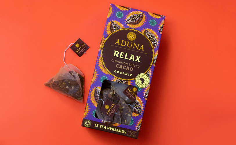 阿杜納茶品牌包裝設(shè)計(jì)，大膽而生動食品vi設(shè)計(jì)