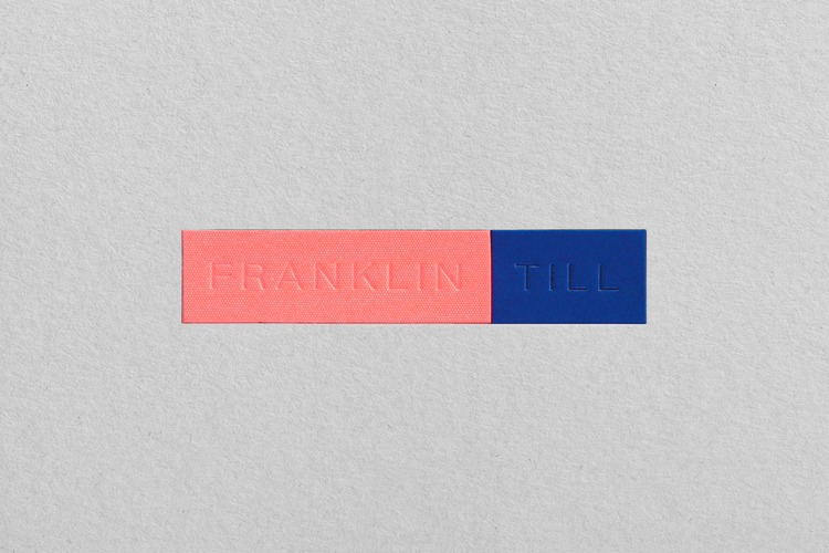FranklinTill用顏色條塑造全新品牌形象設計，簡約大氣