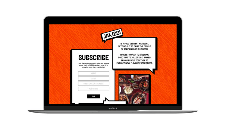 倫敦Jambo餐飲外賣初創(chuàng)企業(yè)“對(duì)話式”品牌形象塑造，logo設(shè)計(jì)