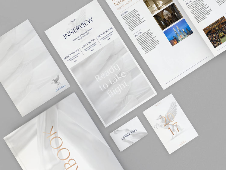 英國(guó)律師和法官的協(xié)會(huì)品牌視覺識(shí)別系統(tǒng)設(shè)計(jì)，飛馬標(biāo)志設(shè)計(jì)