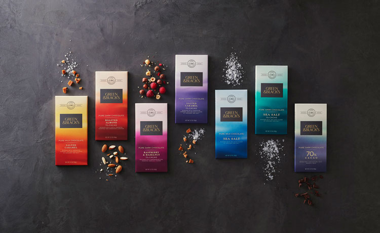 巧克力品牌視覺VI形象設計，放縱和奢華