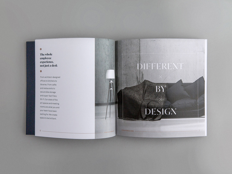 聯(lián)合辦公空間Fora的品牌vi設(shè)計，一個不喊口號的品牌形象策劃案例