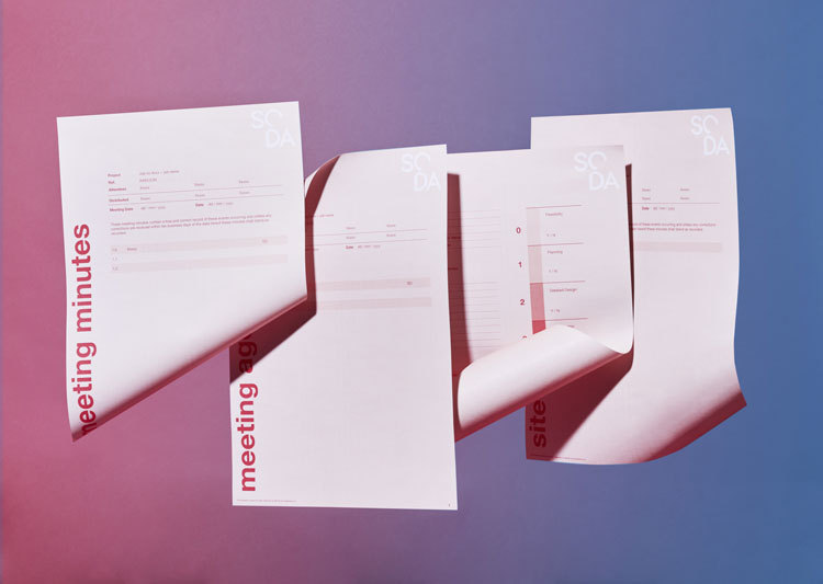 SODA建筑公司品牌vi設(shè)計，建筑logo設(shè)計