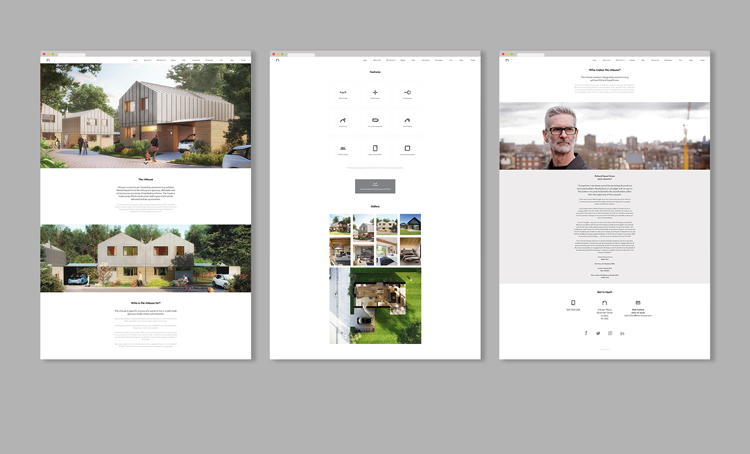 nHouse模塊化住宅的房屋建筑公司logo設計， vi設計