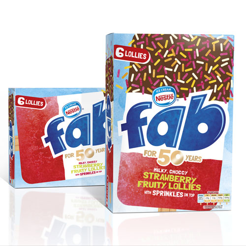 雀巢旗下Fab食品簡潔視覺形象設(shè)計(jì)和限量版包裝設(shè)計(jì)