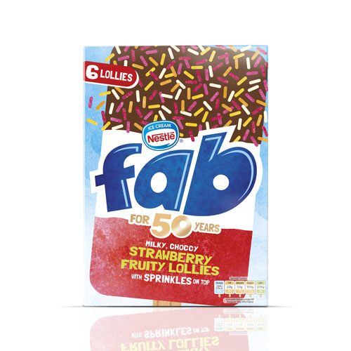 雀巢旗下Fab食品簡潔視覺形象設(shè)計(jì)和限量版包裝設(shè)計(jì)