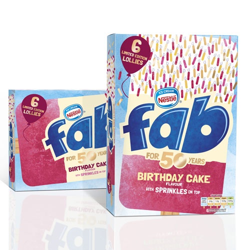 雀巢旗下Fab食品簡潔視覺形象設(shè)計(jì)和限量版包裝設(shè)計(jì)