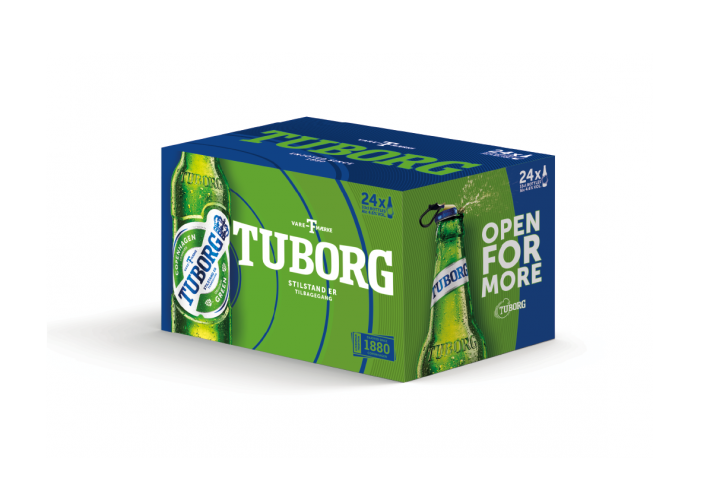 丹麥啤酒Tuborg品牌設(shè)計，展現(xiàn)年輕與活力