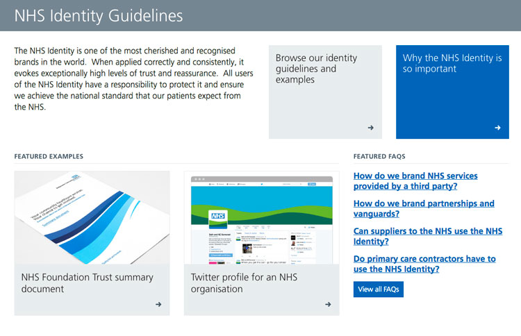 英國NHS醫(yī)院vi設(shè)計，醫(yī)院logo設(shè)計