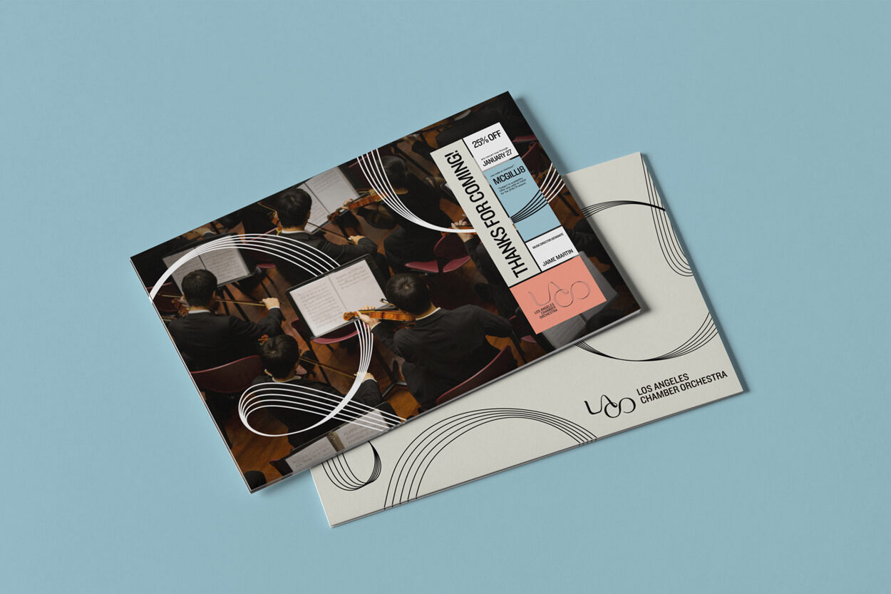 洛杉磯管弦樂隊LACO視覺形象設計，vi設計